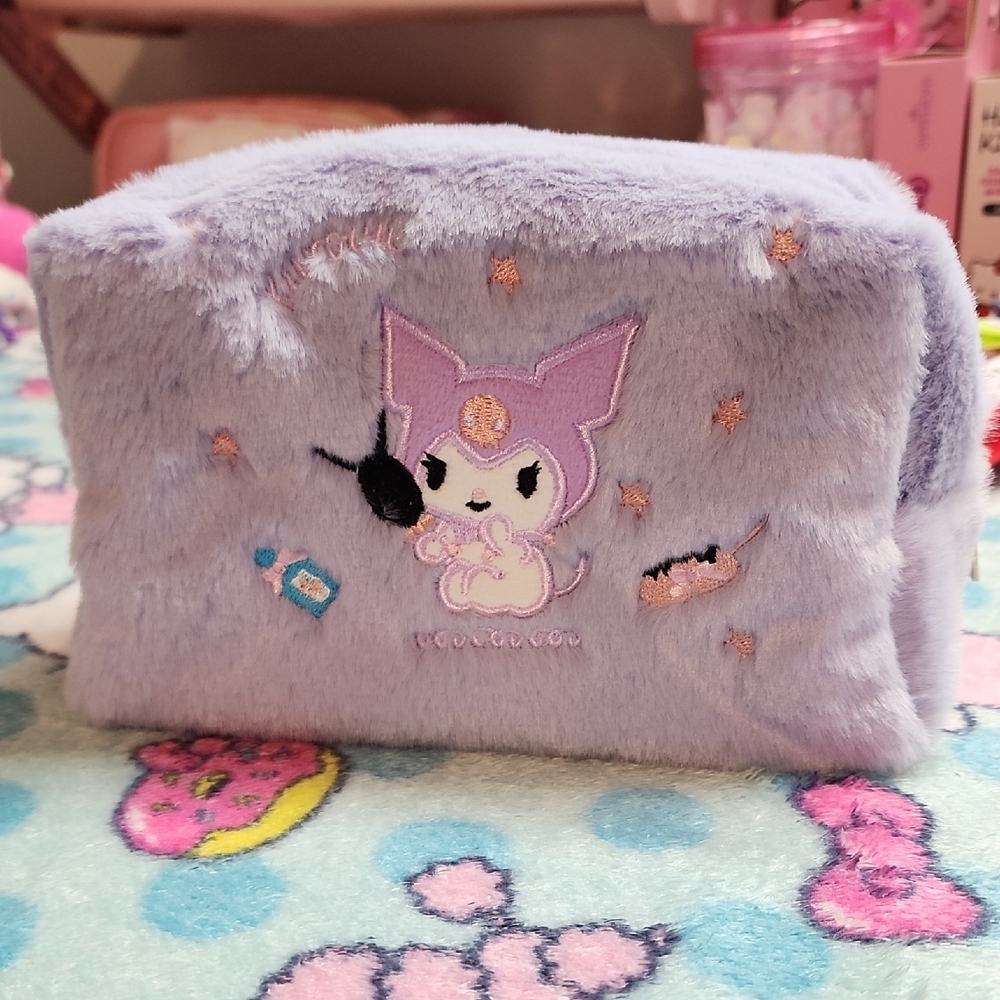 Purple Kuromi Plush Pouch